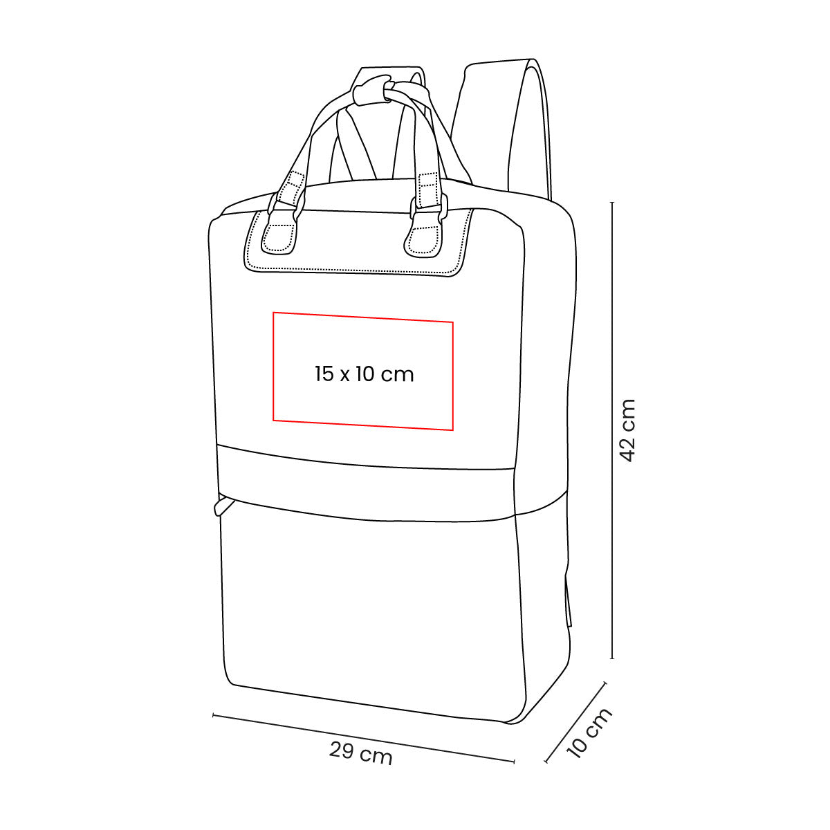 MOCHILA DUBLU