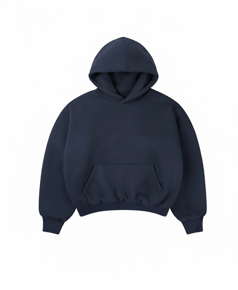 HOODIE HEAVYWEIGHT PREMIUM BLACK OVERSIZE