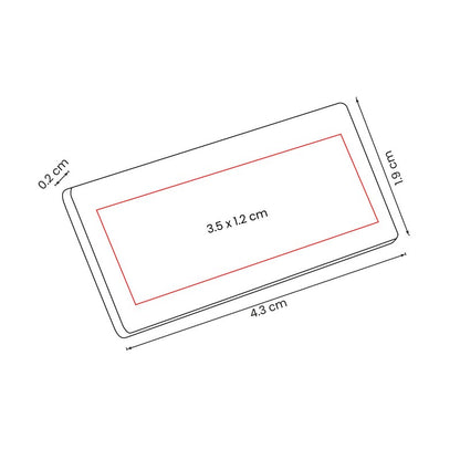 PLACA METALICA CON GRABADO