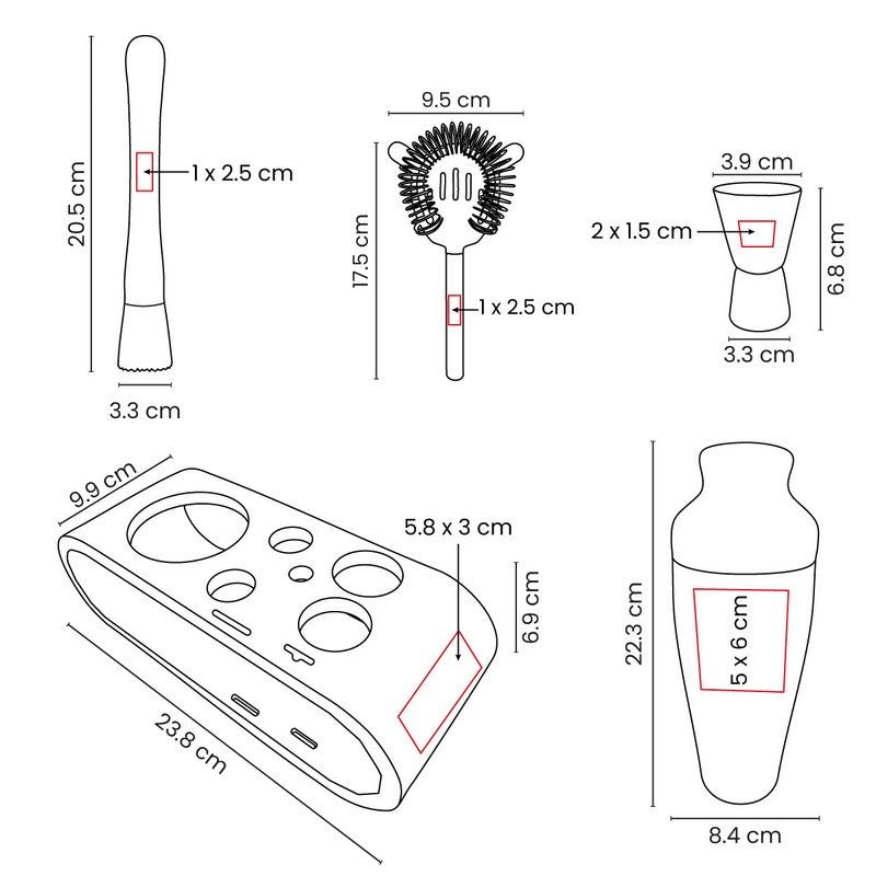 SET SHAKER MIXARE