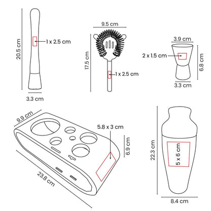 SET SHAKER MIXARE