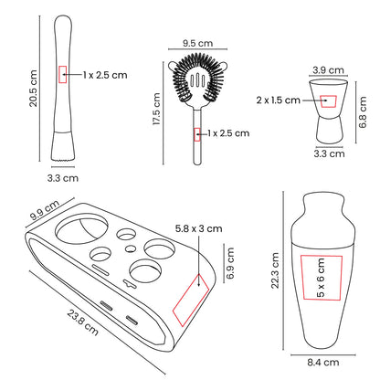 SET SHAKER MIXARE