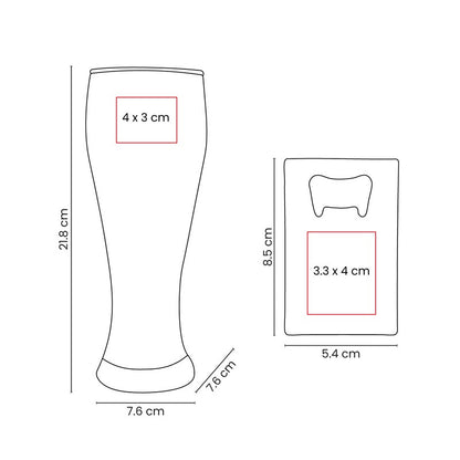 SET DE VASOS PARA CERVEZA MALTIS