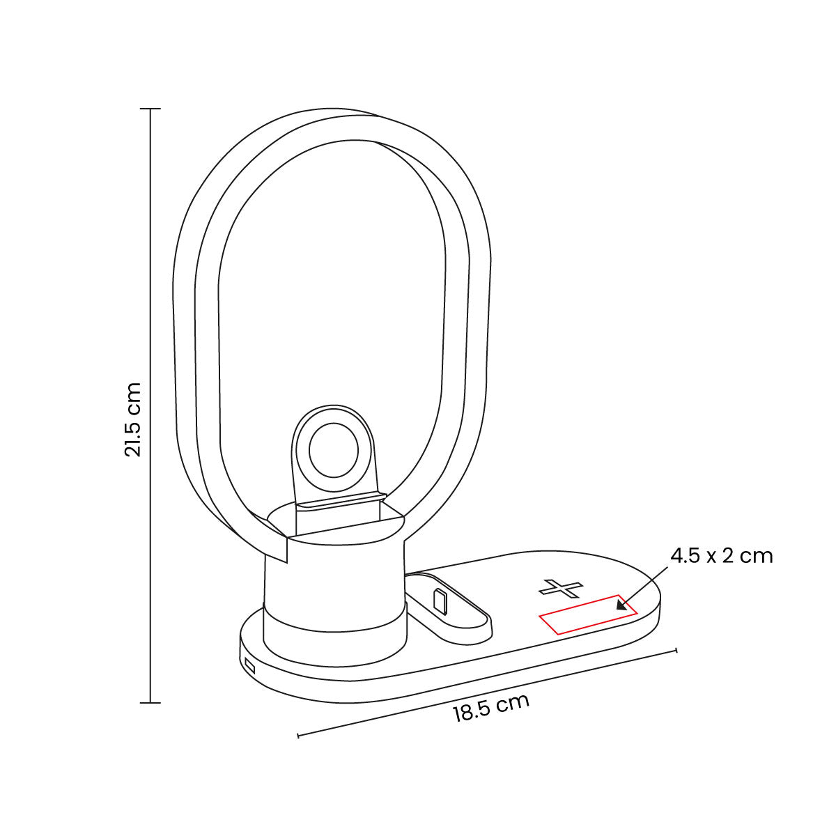 CARGADOR CON LÁMPARA VALOA