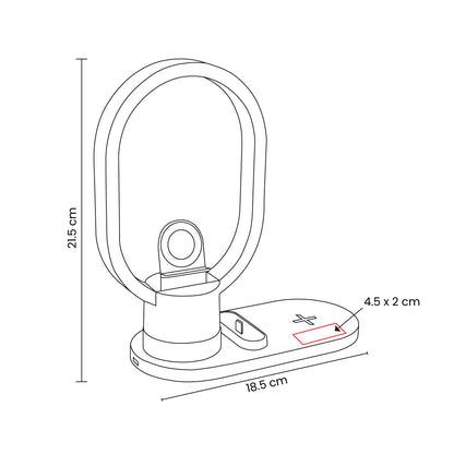 CARGADOR CON LÁMPARA VALOA