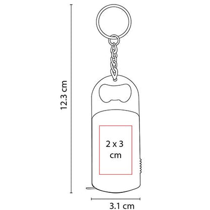 LLAVERO DESTAPADOR KINZIG