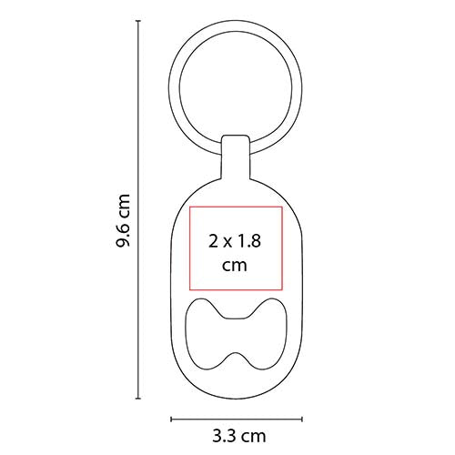LLAVERO DESTAPADOR TELSEN