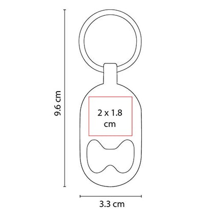 LLAVERO DESTAPADOR TELSEN