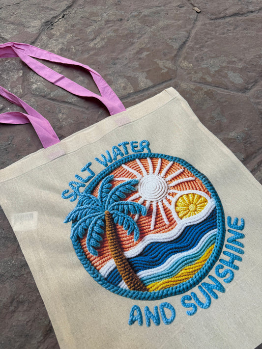 Bolsa Tote “Salt Water and Sunshine”