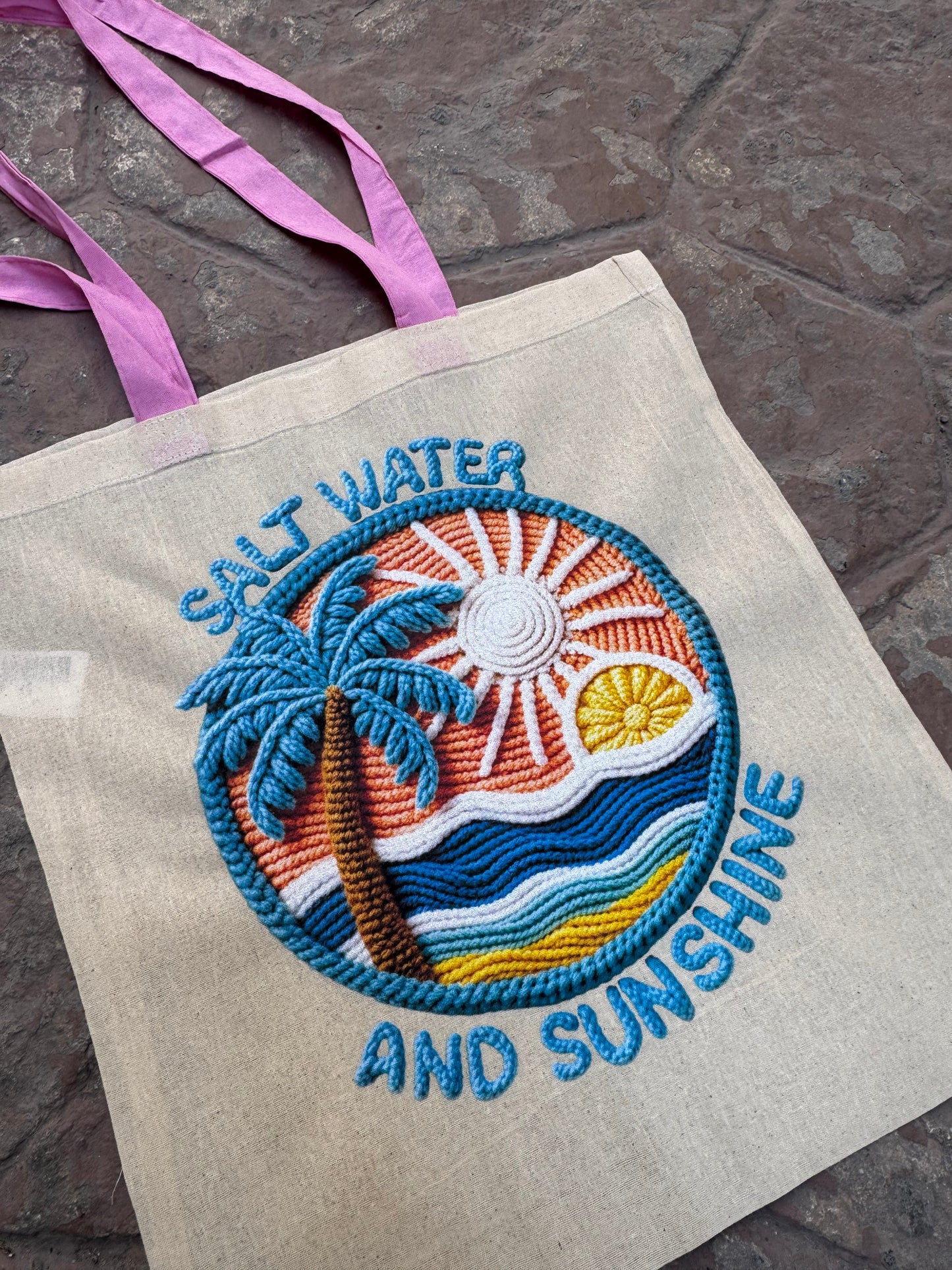 Bolsa Tote “Salt Water and Sunshine”