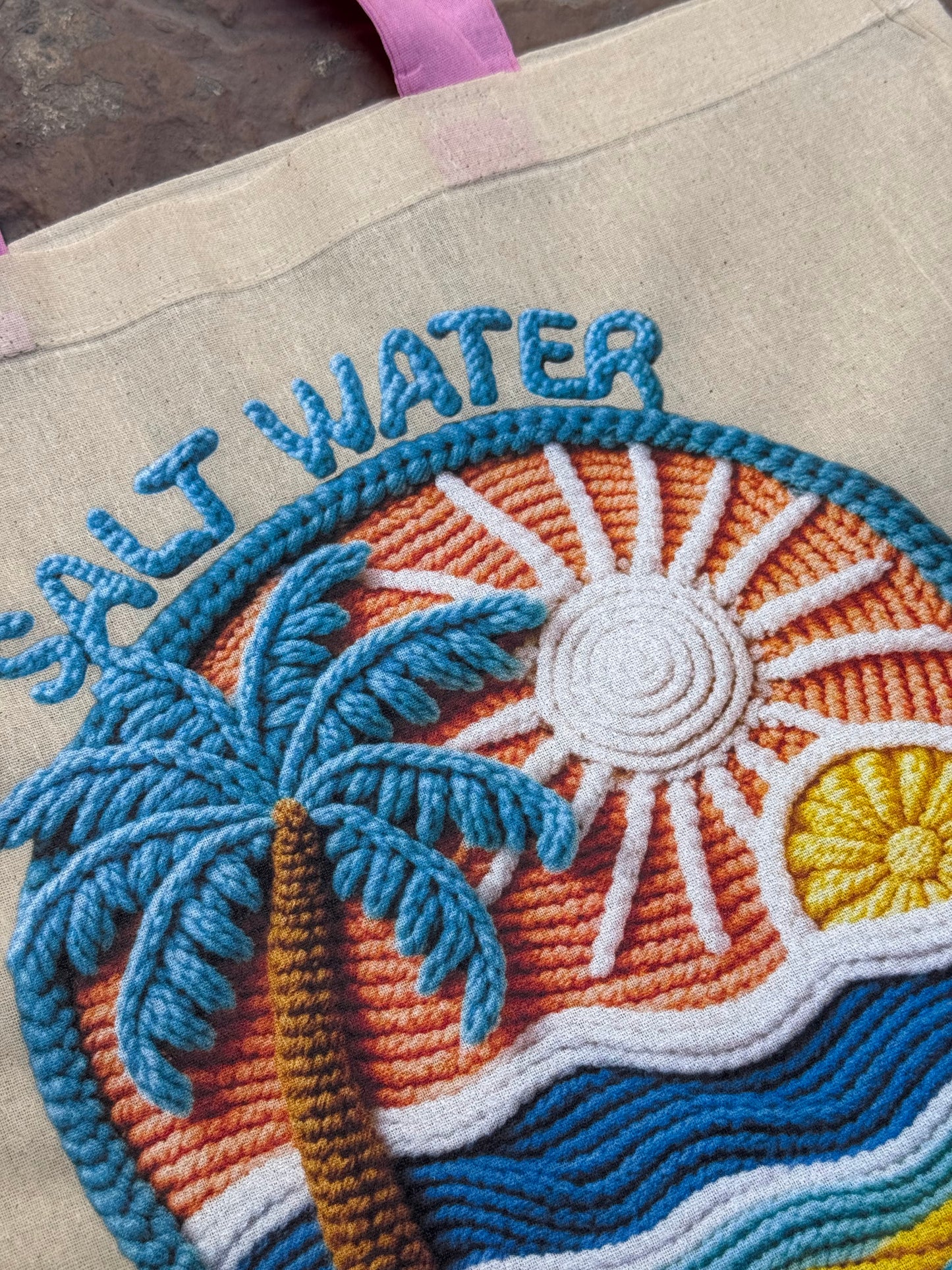 Bolsa Tote “Salt Water and Sunshine”