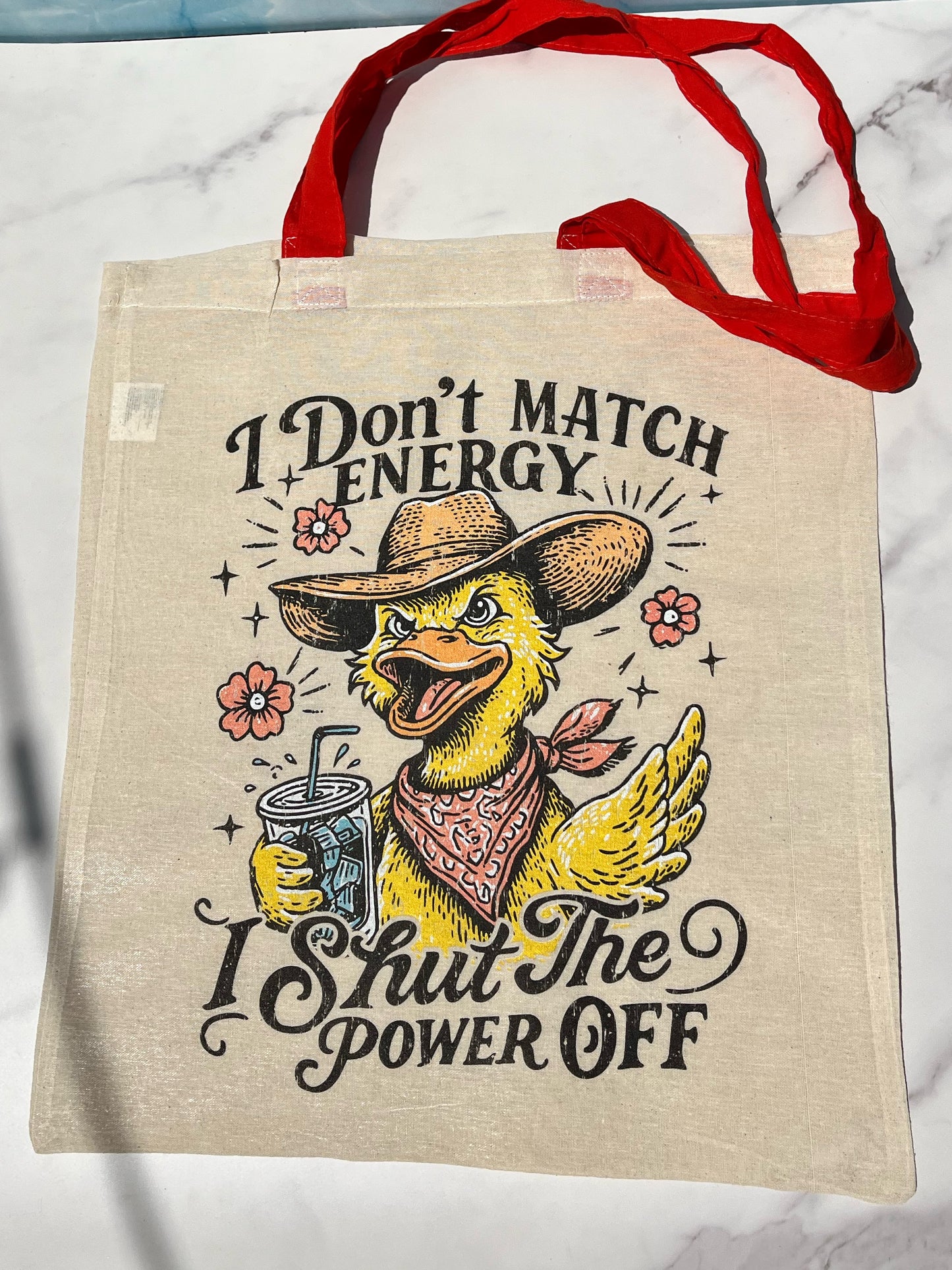 Bolsa de Algodón “I Don’t Match Energy”