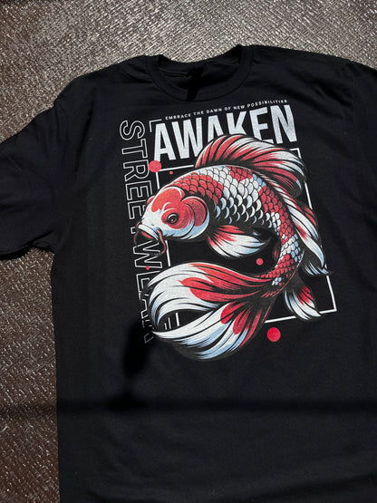 Playera Gildan Negra “Awaken Koi”