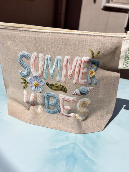 Cosmetiquera de Algodón “Summer Vibes”