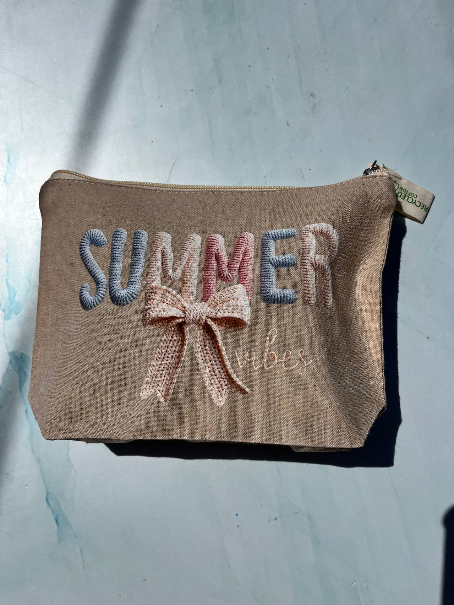 Cosmetiquera de Algodón “Summer Vibes”