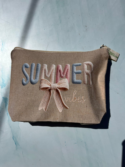 Cosmetiquera de Algodón “Summer Vibes”