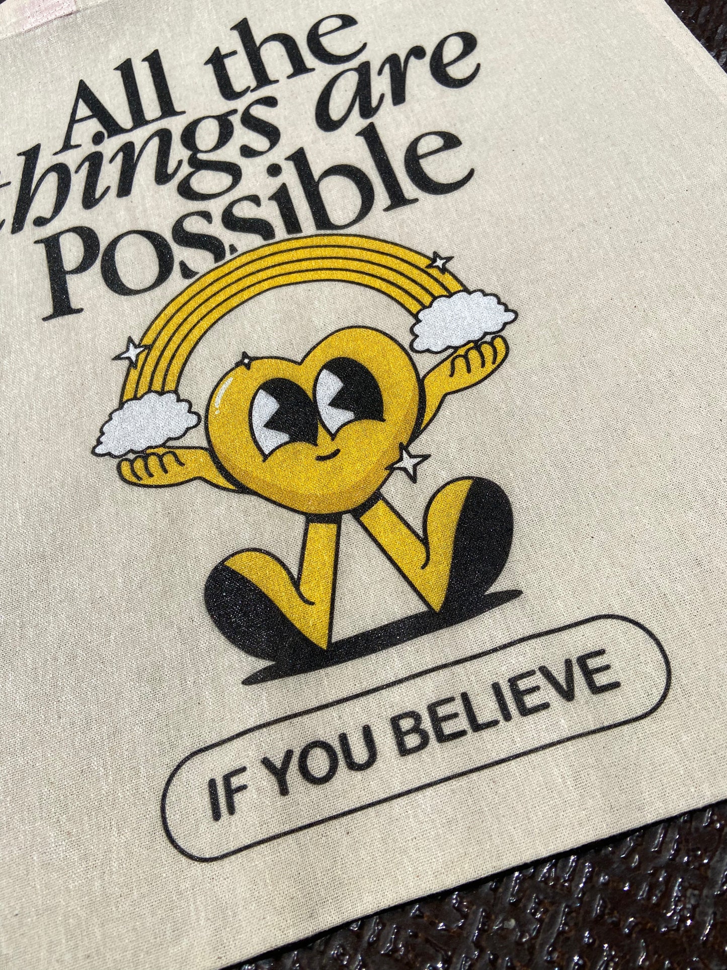 Bolsa Tote “All Things Are Possible”