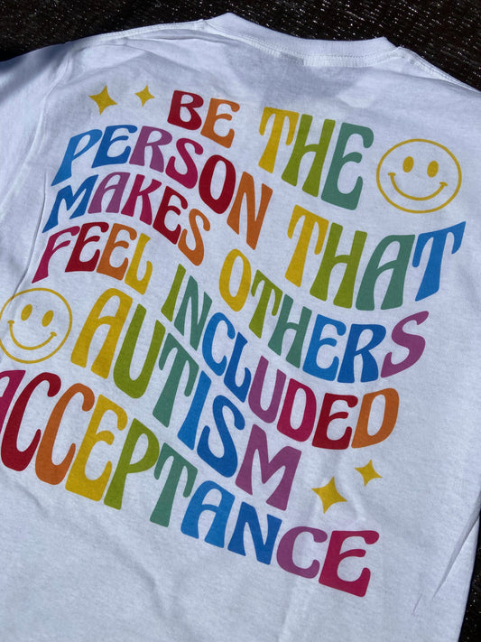 Playera Gildan Blanca “Be the Person”