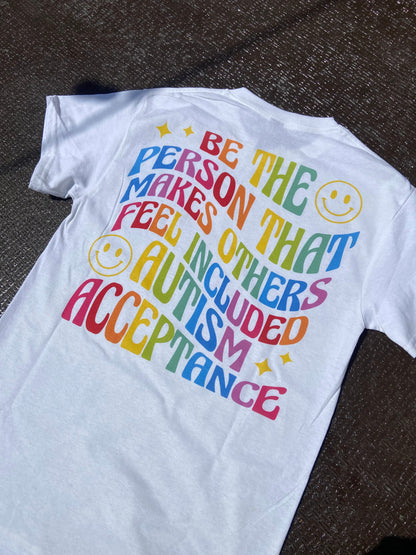Playera Gildan Blanca “Be the Person”