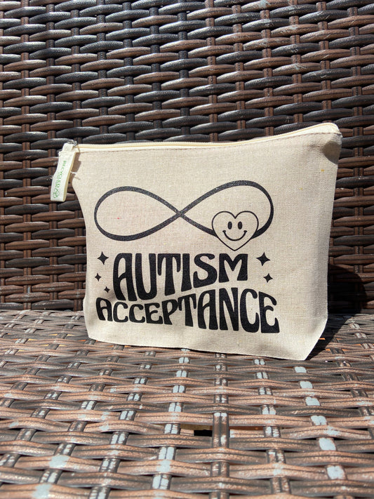 Cosmetiquera “Autism Acceptance” Minimalista