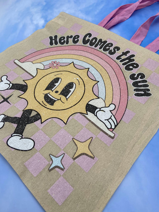 Bolsa Tote “Here Comes the Sun”