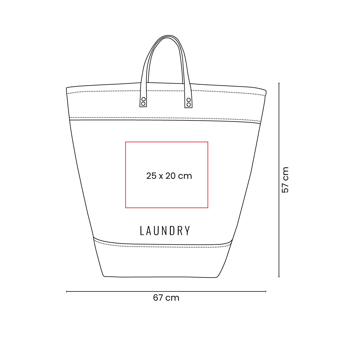 CESTO PARA ROPA ZOE