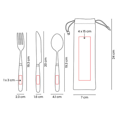 SET DE CUBIERTOS TOMMER