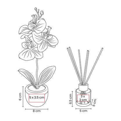 SET DECORATIVO FIORA