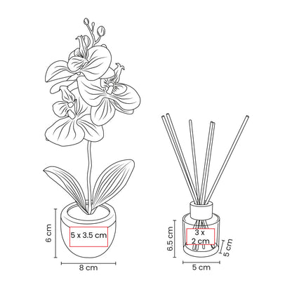SET DECORATIVO FIORA