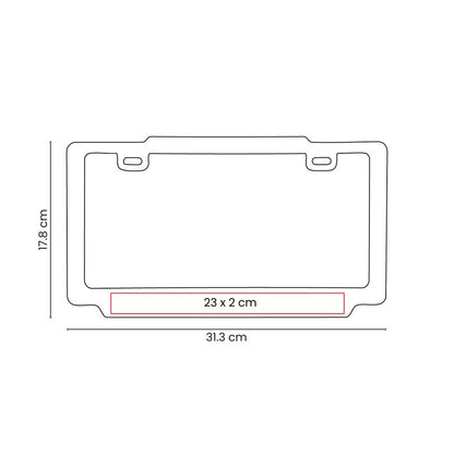 PORTA PLACA VAREK