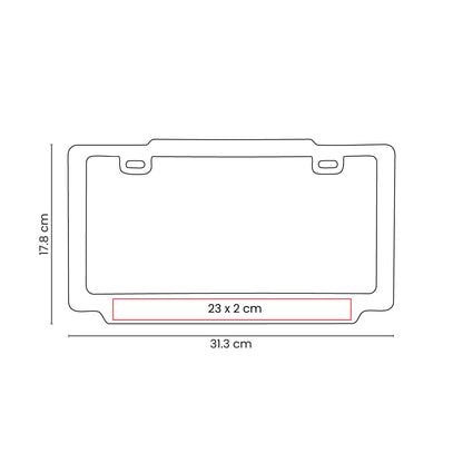 PORTA PLACA VAREK
