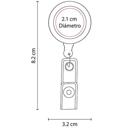 PORTAGAFETE RETRÁCTIL