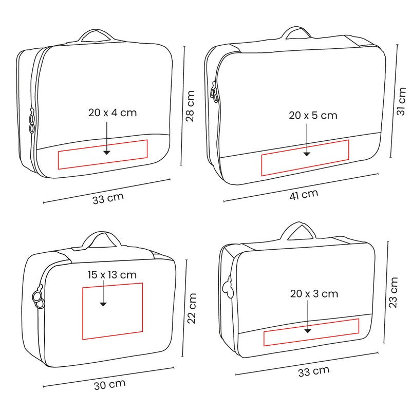 SET ORGANIZADOR DE VIAJE DEVIKA