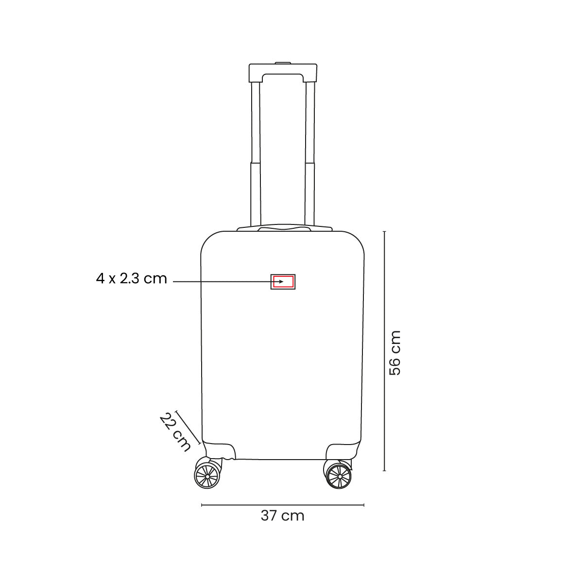 MALETA TROLLEY RUDDER