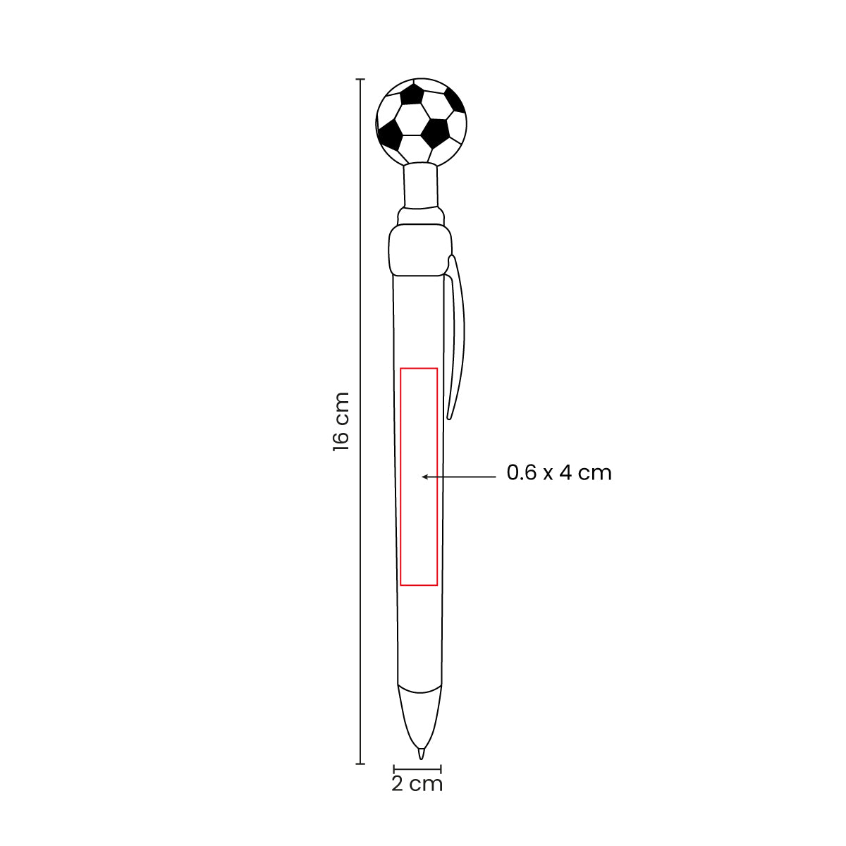 BOLÍGRAFO SOCCER