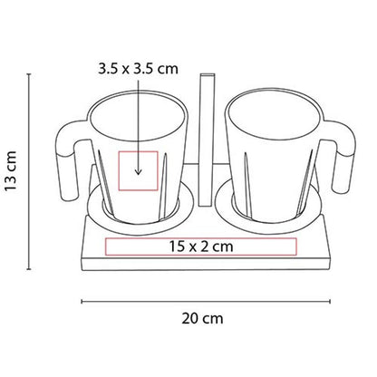 SET DE TAZAS IWAO