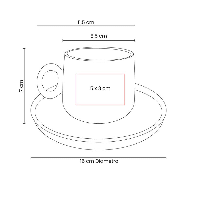 SET DE TAZA ZAPHIR