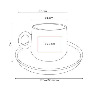 SET DE TAZA ZAPHIR