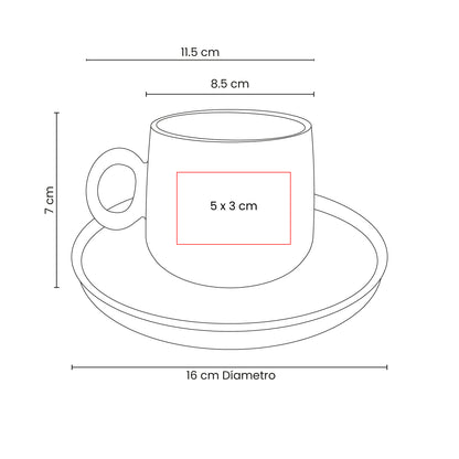 SET DE TAZA ZAPHIR