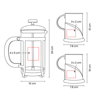 SET CAFETERO AJACCIO