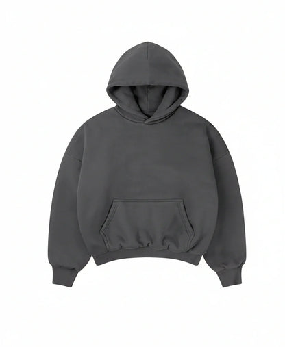 HOODIE HEAVYWEIGHT PREMIUM BLACK OVERSIZE